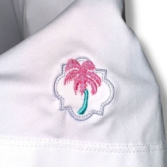 Bald Head Blues White Performance Golf Polo Shirt Size L - Picture 5 of 9